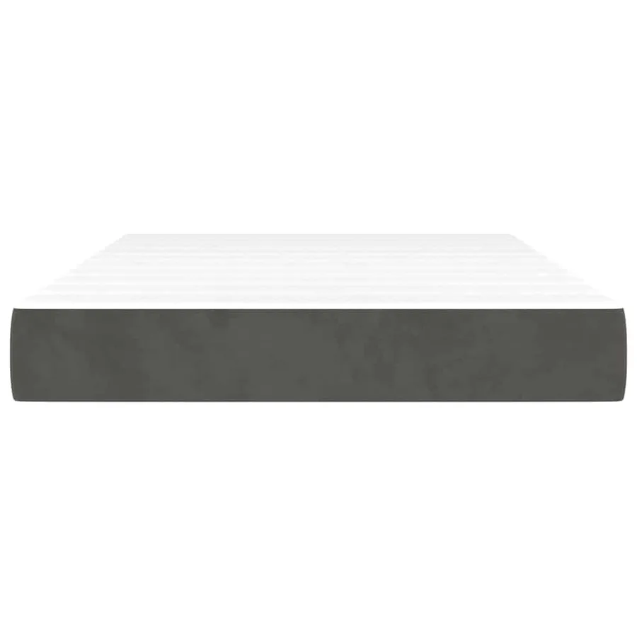 Matelas à ressorts ensachés 140 x 210 cm Gris foncé - 3
