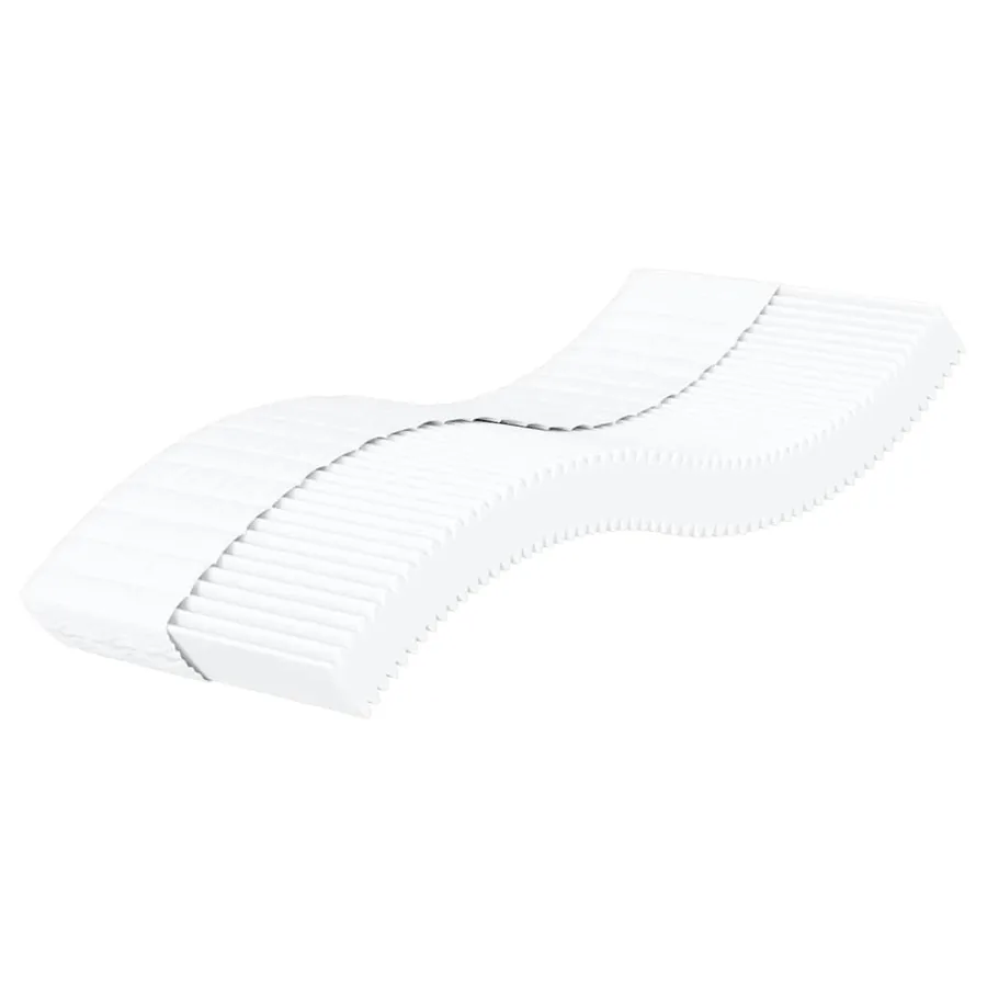 Matelas en mousse blanc 90x220 cm dureté H2 H3