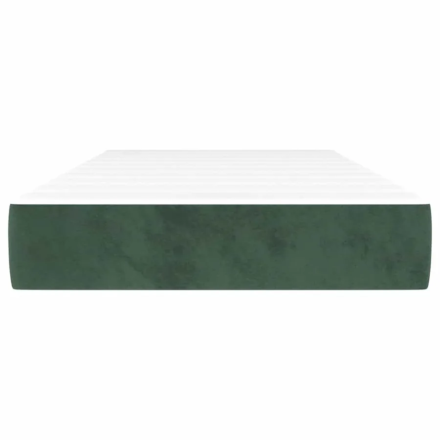 Matelas à ressorts ensachés 80 x 220 cm Vert foncé - 3
