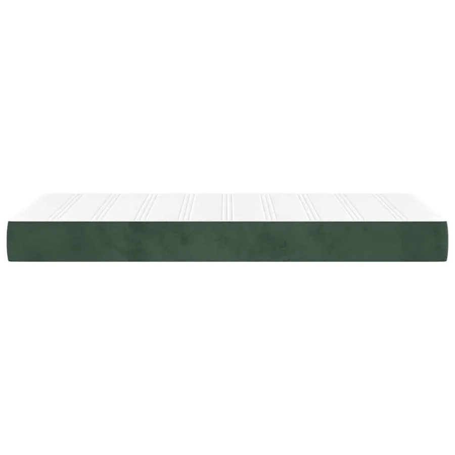 Matelas à ressorts ensachés 80 x 220 cm Vert foncé - 4