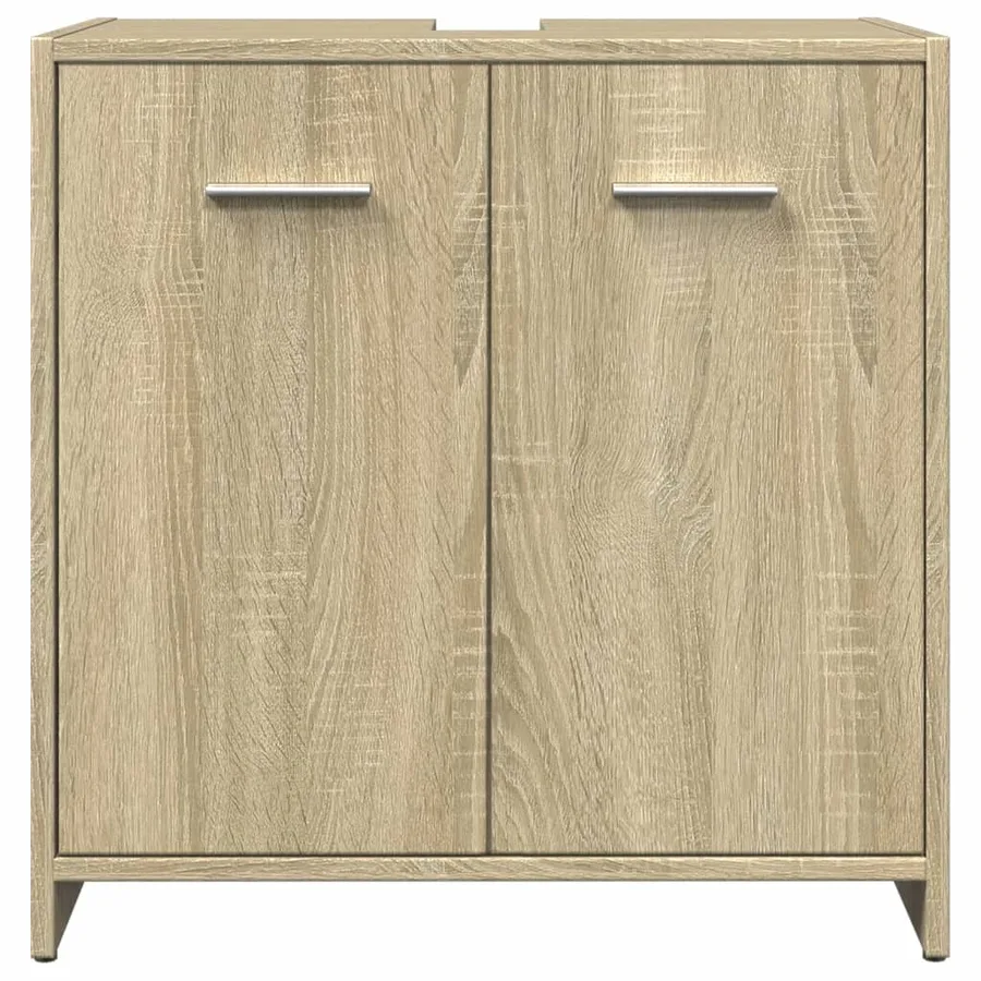 Ensemble de meubles de salle de bain 3 pcs chêne sonoma - 7