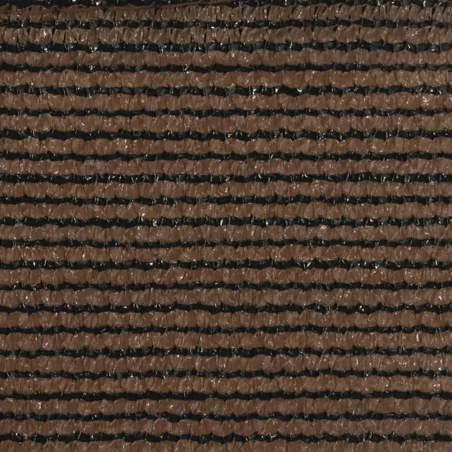 Voile d'ombrage 160 g/m² Marron 2x3,5 m PEHD - 9