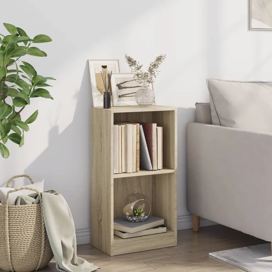 Bibliothèque Chêne sonoma 40x24x75 cm Bois d'ingénierie - 3