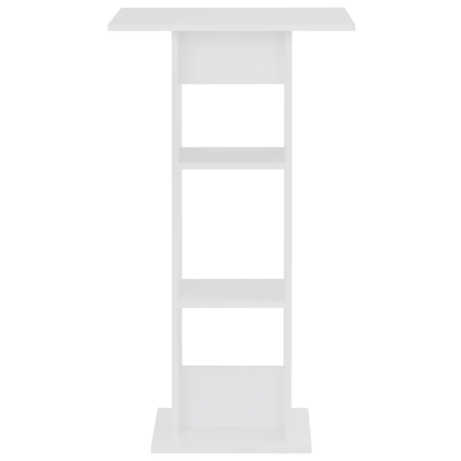 Table de bar Blanc 60x60x110 cm - 2