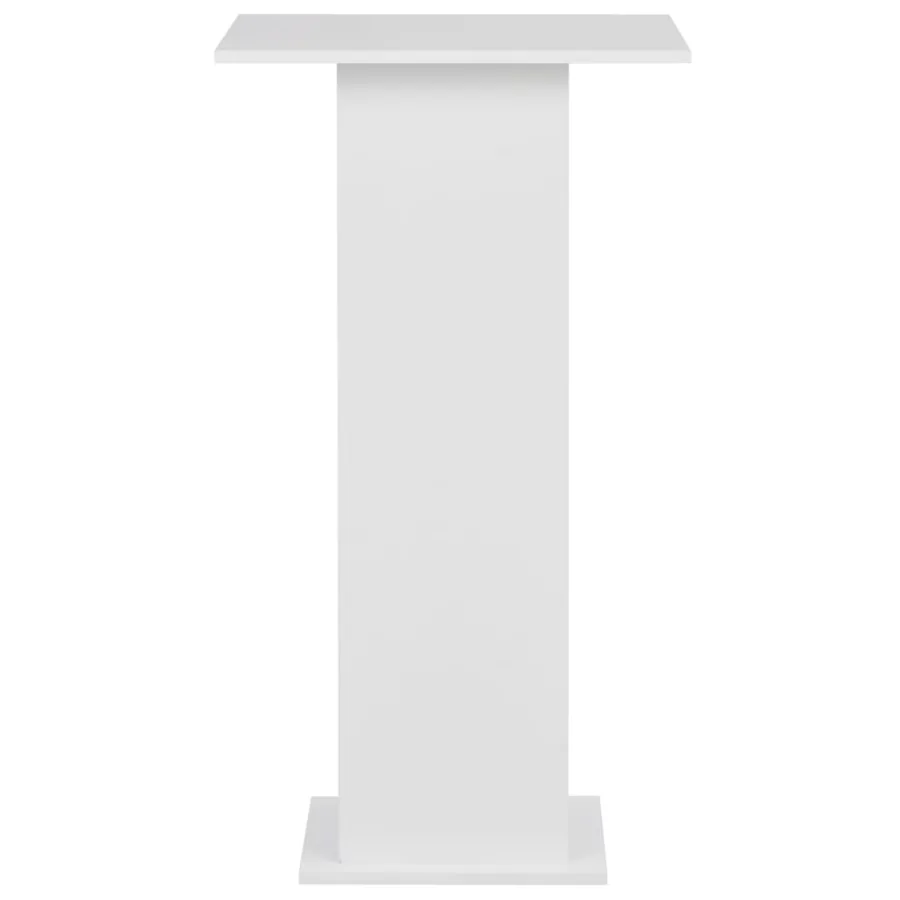 Table de bar Blanc 60x60x110 cm - 3