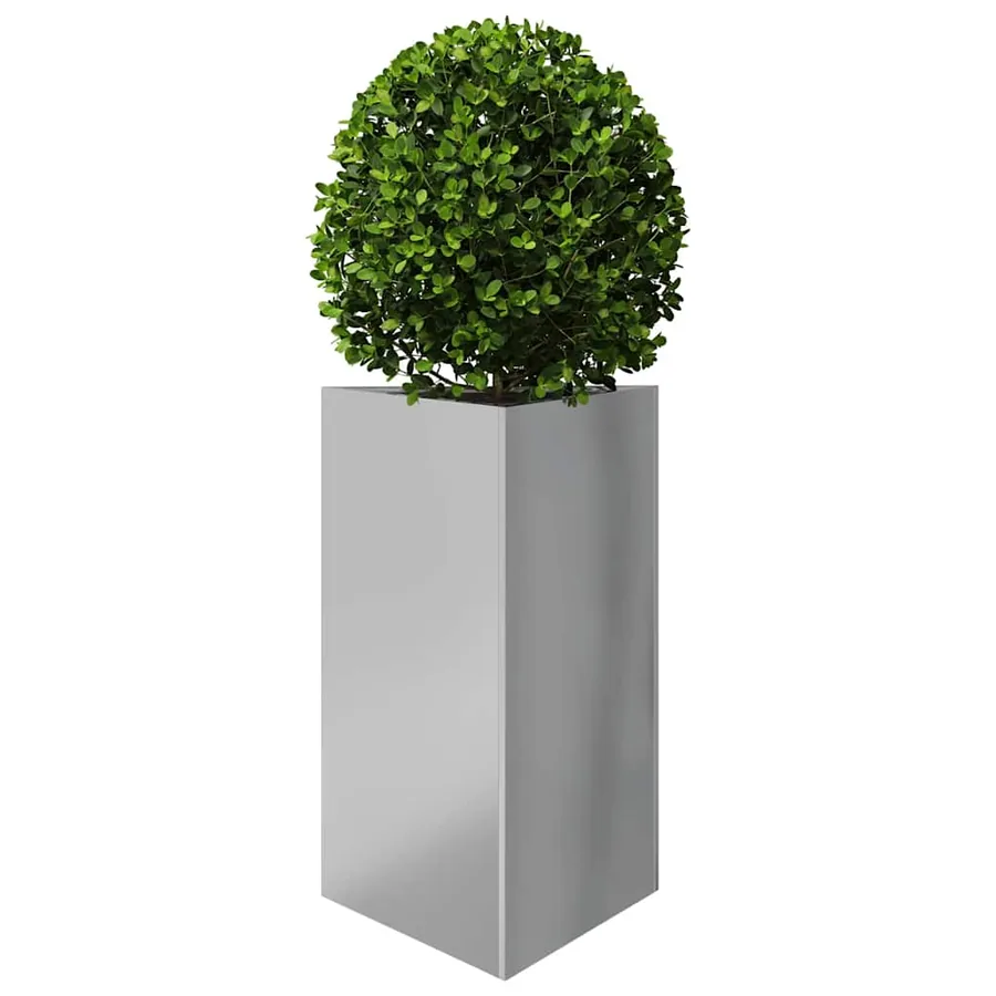 Jardinière triangulaire 50x43x75 cm acier galvanisé - 3