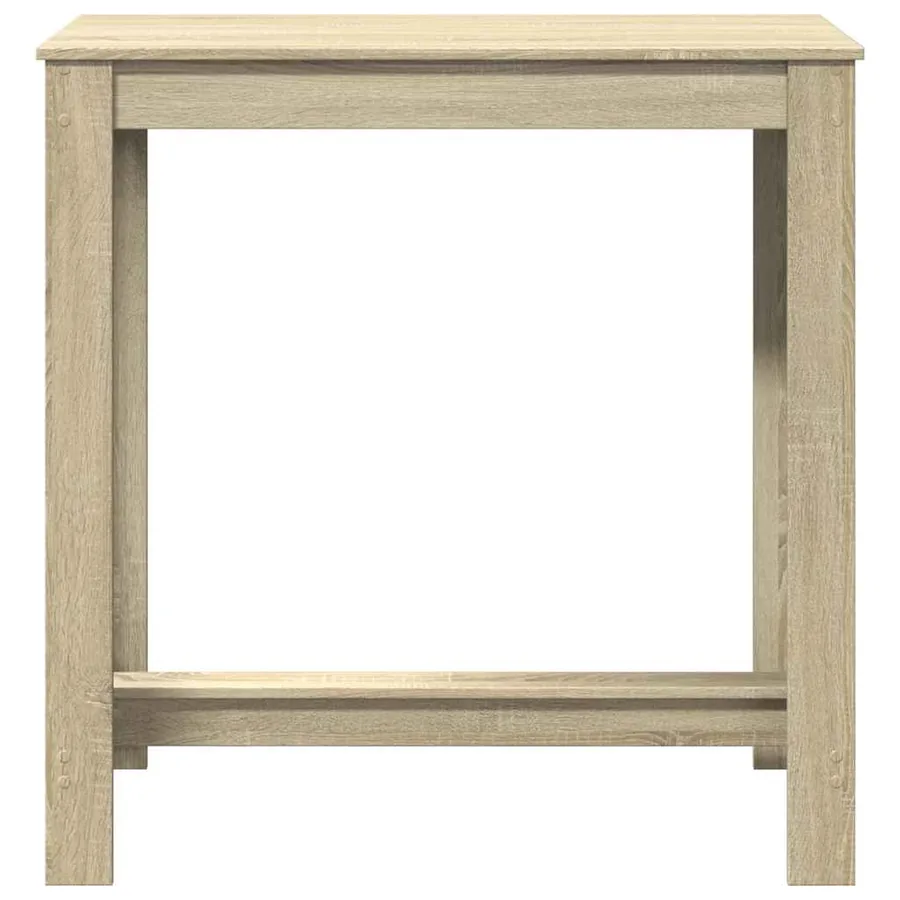 Table de bar chêne sonoma 102x50x103,5 cm bois d'ingénierie - 4