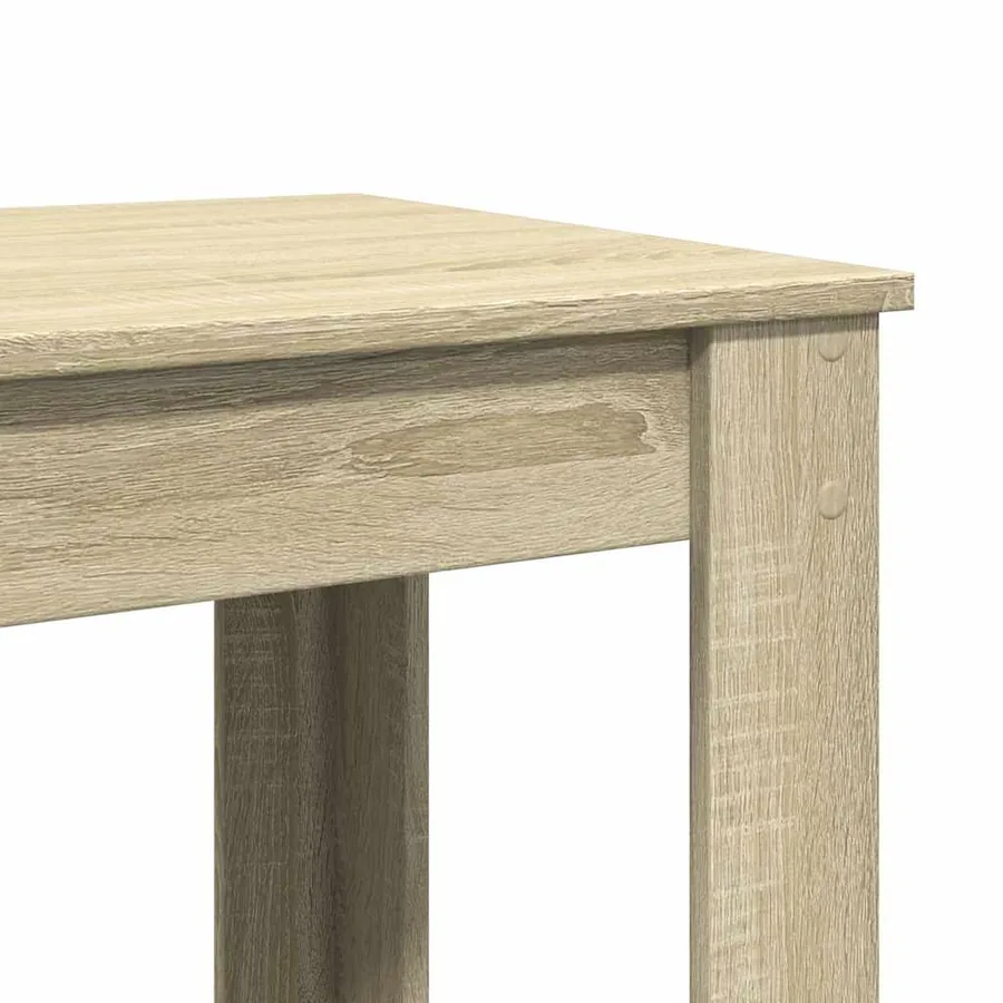Table de bar chêne sonoma 102x50x103,5 cm bois d'ingénierie - 7