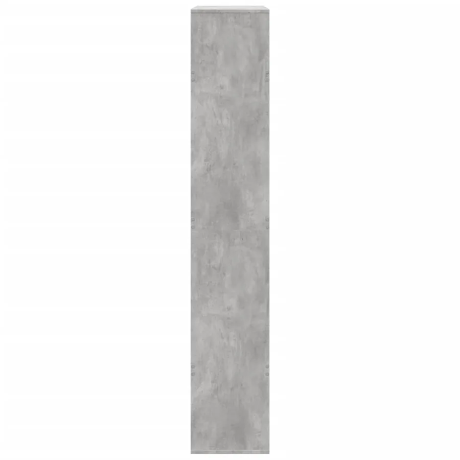 Cloison de séparation gris béton bois d'ingénierie - 5