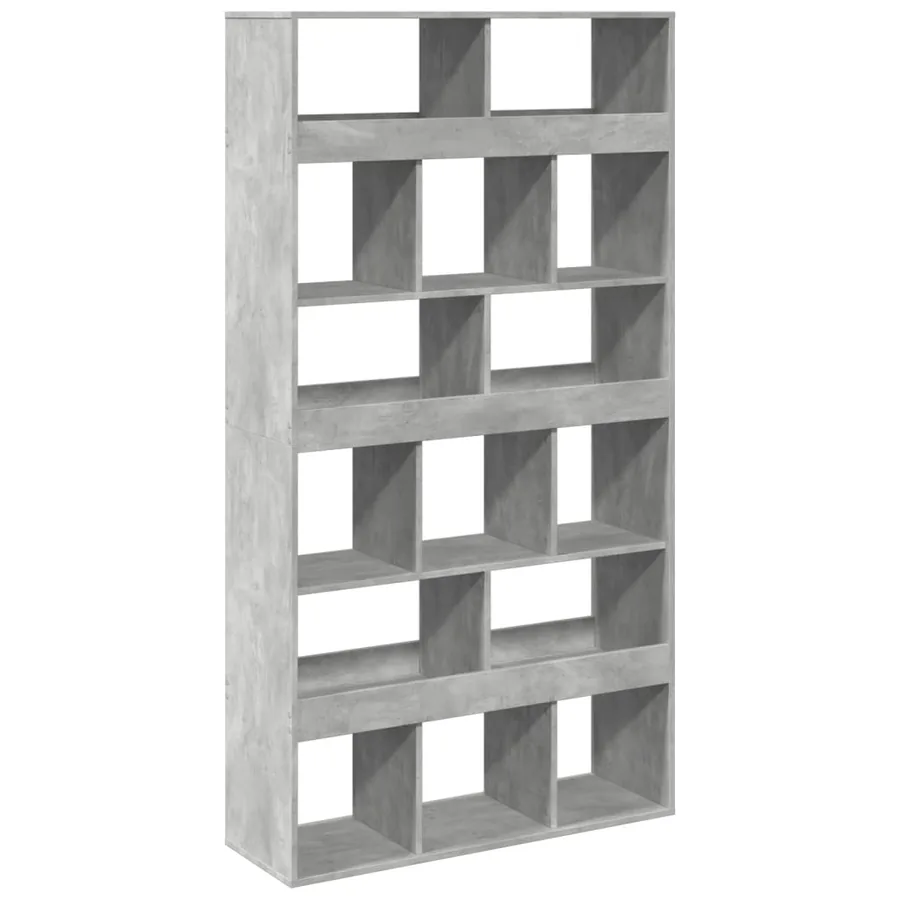 Cloison de séparation gris béton bois d'ingénierie - 6