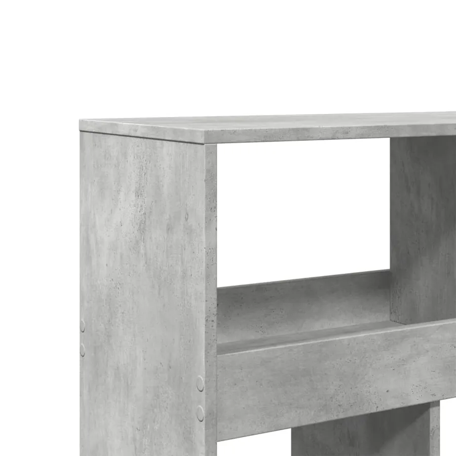 Cloison de séparation gris béton bois d'ingénierie - 7
