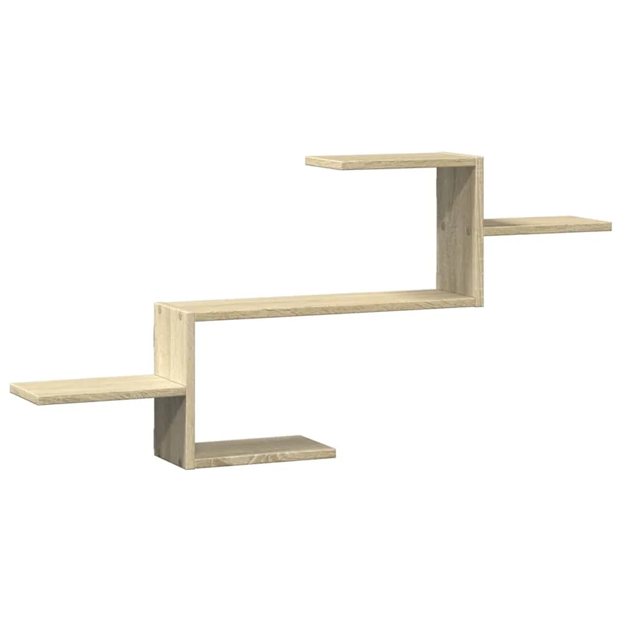 Étagère murale chêne sonoma 104x15x49 cm bois d'ingénierie - 2