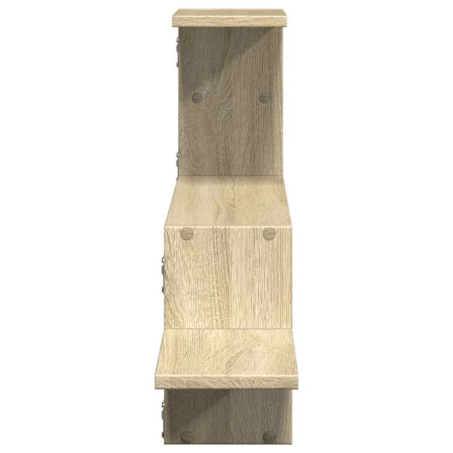 Étagère murale chêne sonoma 104x15x49 cm bois d'ingénierie - 5