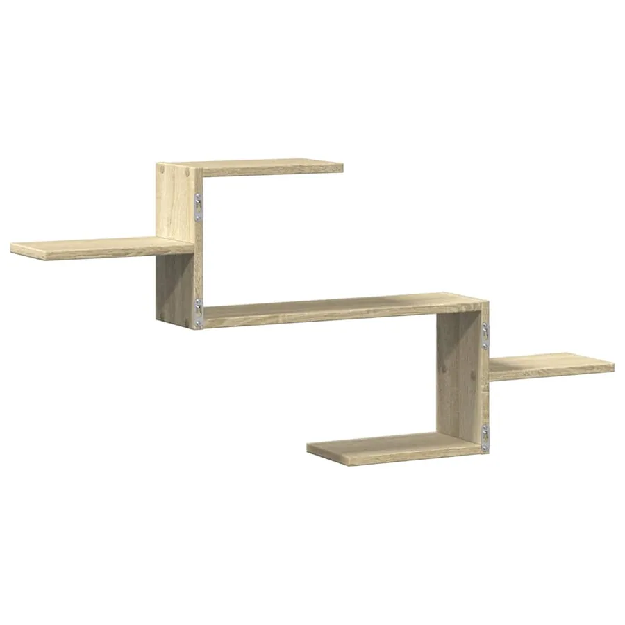 Étagère murale chêne sonoma 104x15x49 cm bois d'ingénierie - 6