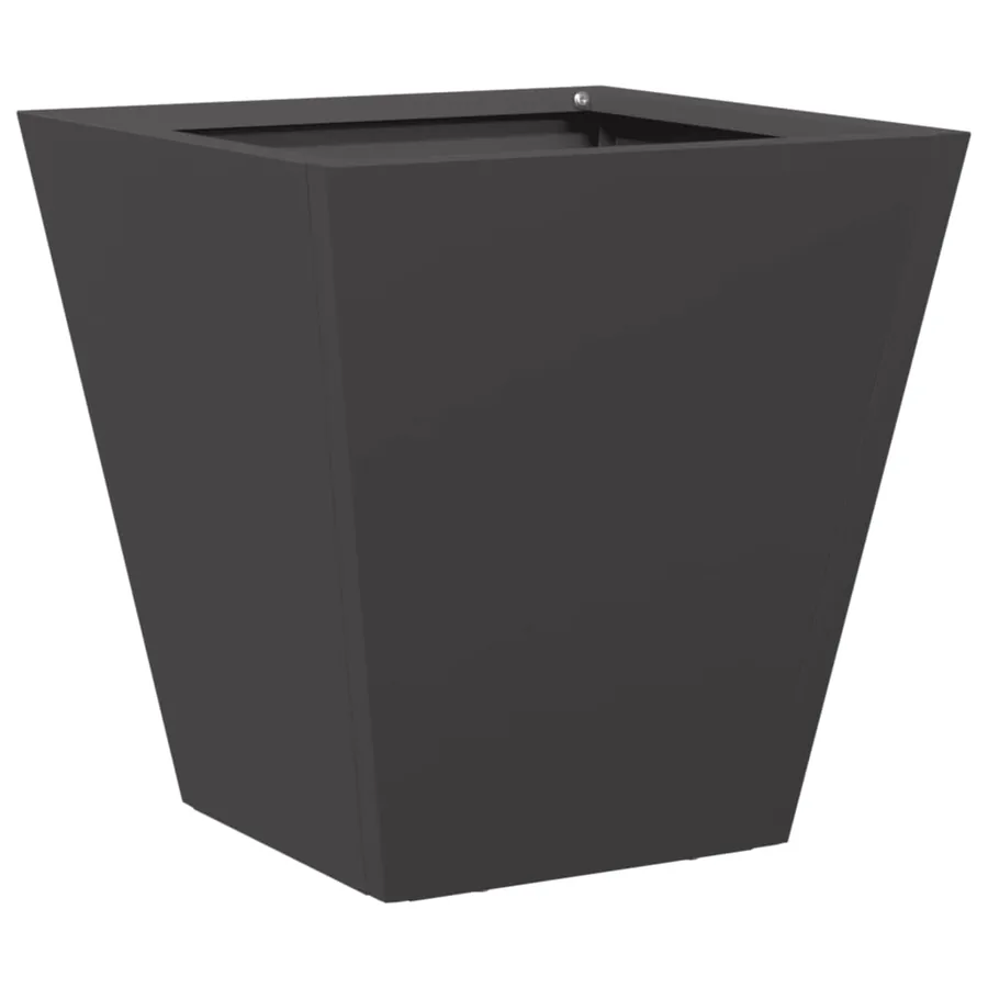Jardinière noir 30x30x30 cm acier - 6