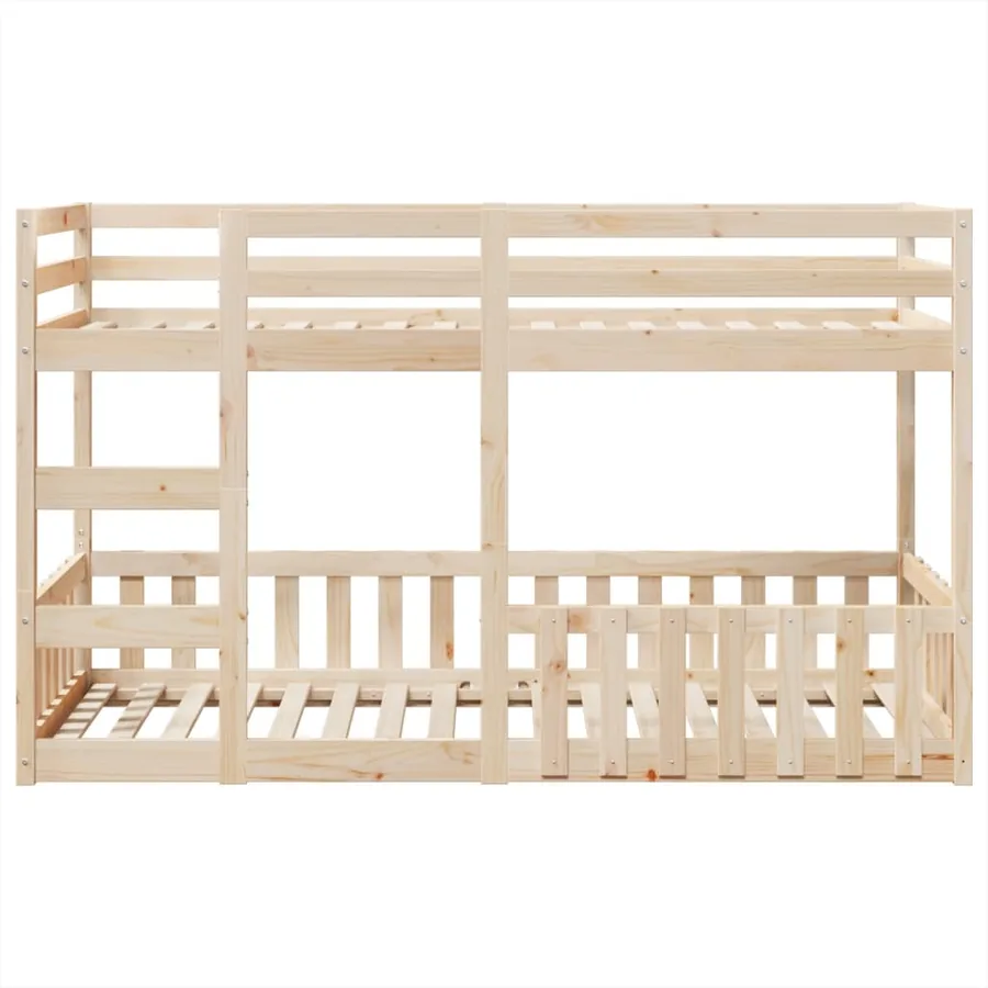 Lit superposé 80x200 cm Bois de pin massif - 5