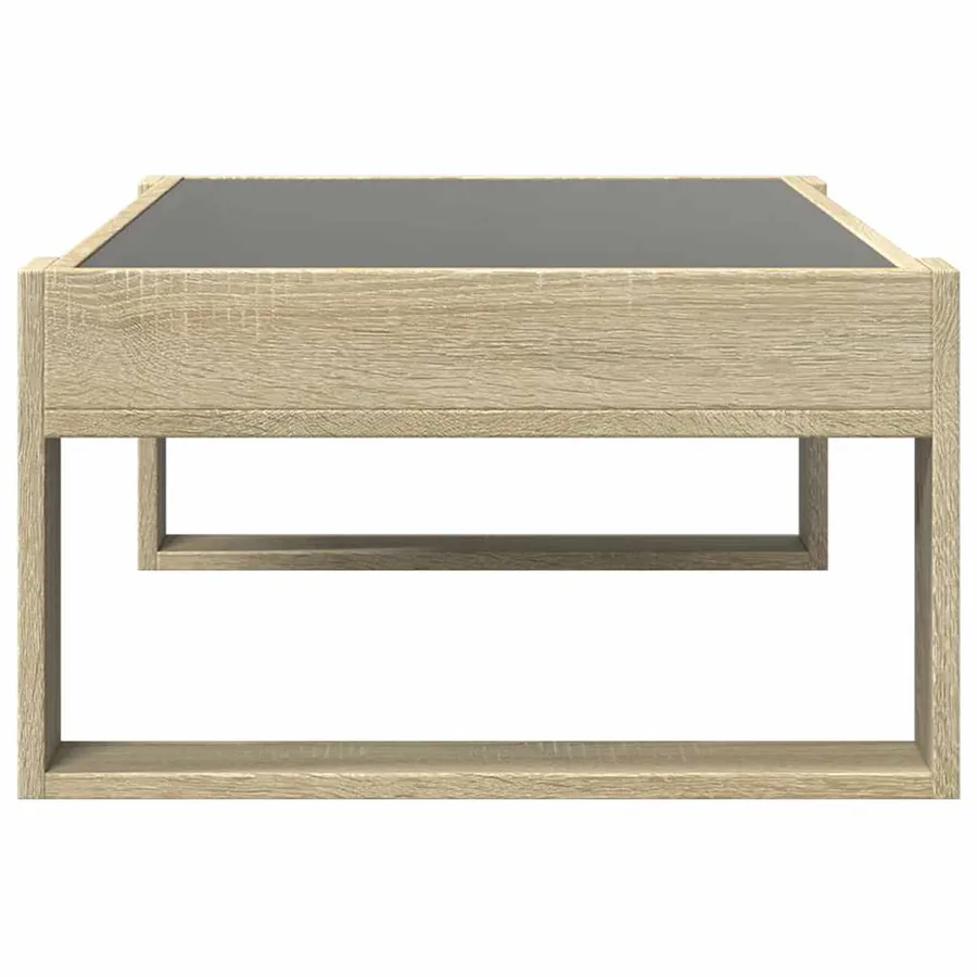 Table basse avec LED infini chêne sonoma 90x53x30 cm - 7