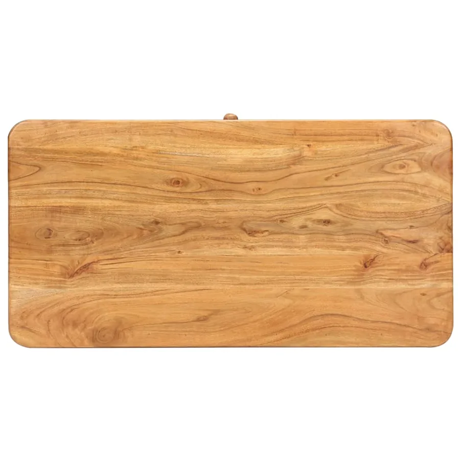 Table basse 100x50x40 cm Bois d'acacia massif - 9