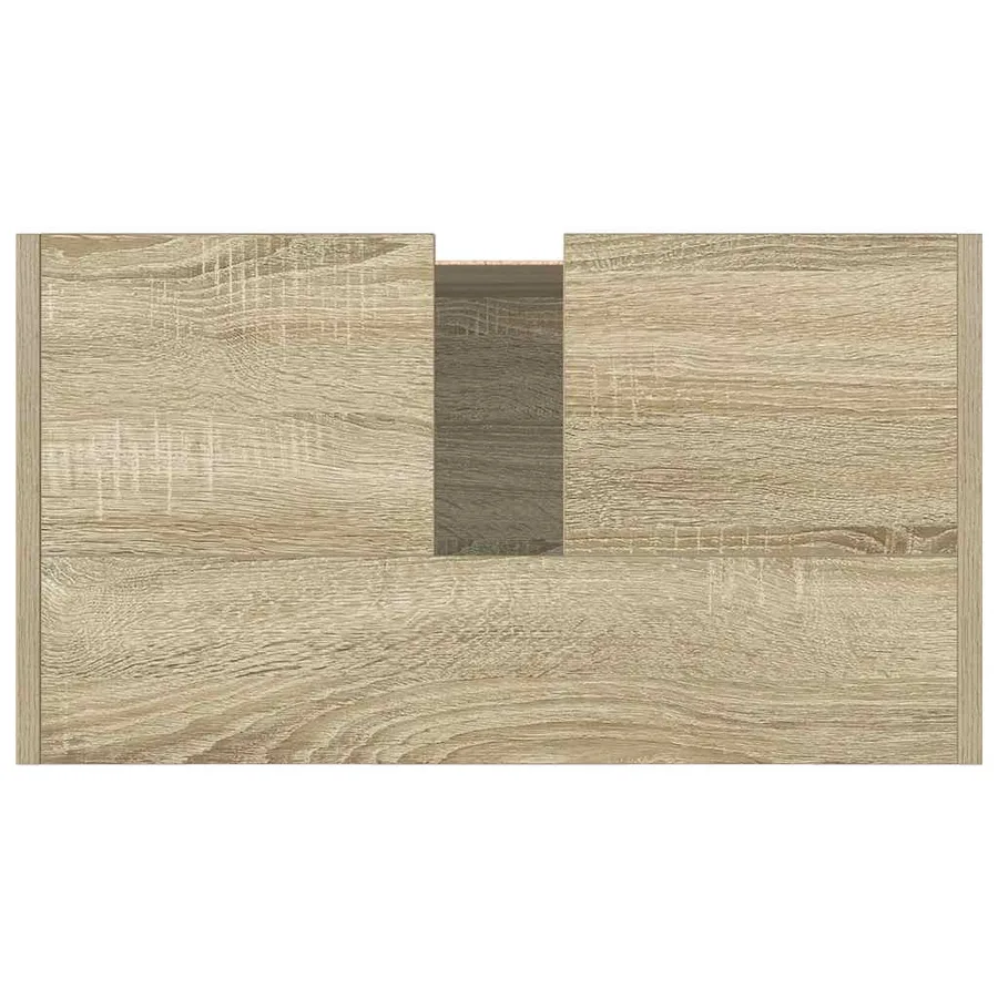 Armoire de bain chêne sonoma 58x33x60 cm bois d'ingénierie - 6