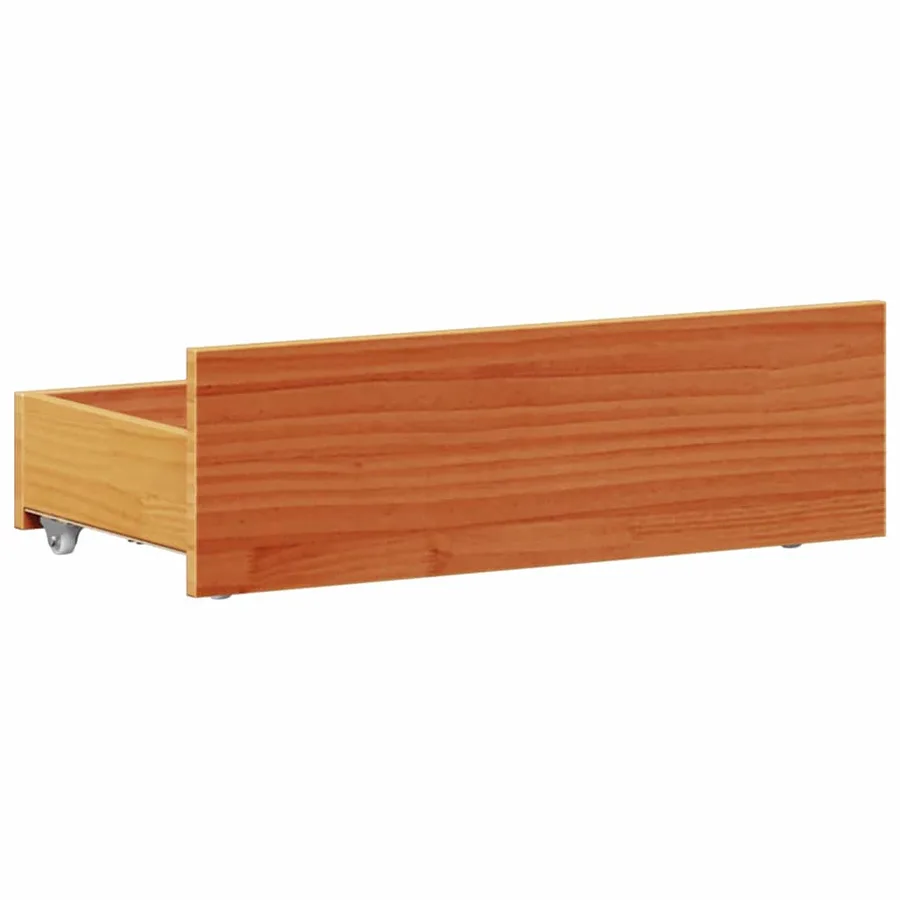 Cadre de lit sans matelas avec tête de lit 75x190 cm pin massif - 6