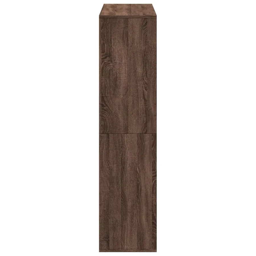Cloison de séparation chêne marron 100x33x135cm bois ingénierie - 5