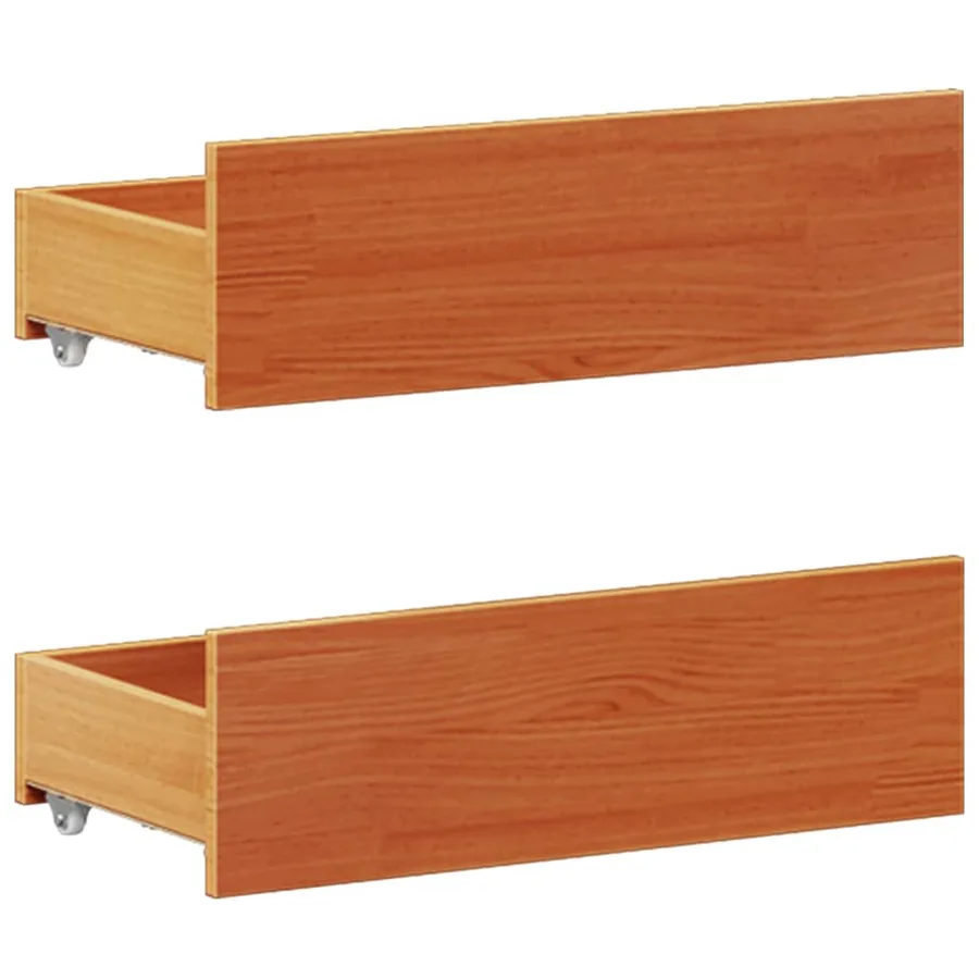 Cadre de lit sans matelas avec tête de lit 180x200 cm bois pin - 8