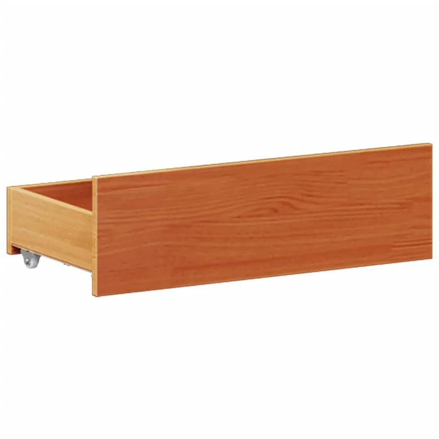 Cadre de lit sans matelas avec tête de lit 180x200 cm bois pin - 9