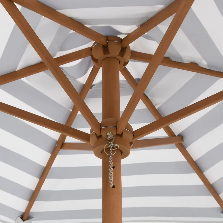 Table de pique-nique pour 4 enfants avec parasol rond sapin - 9