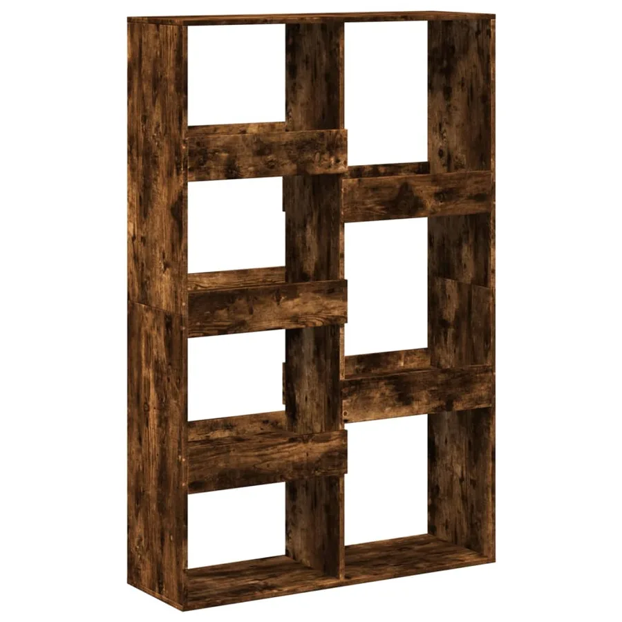 Cloison de séparation chêne fumé 100x33x155,5cm bois ingénierie - 2