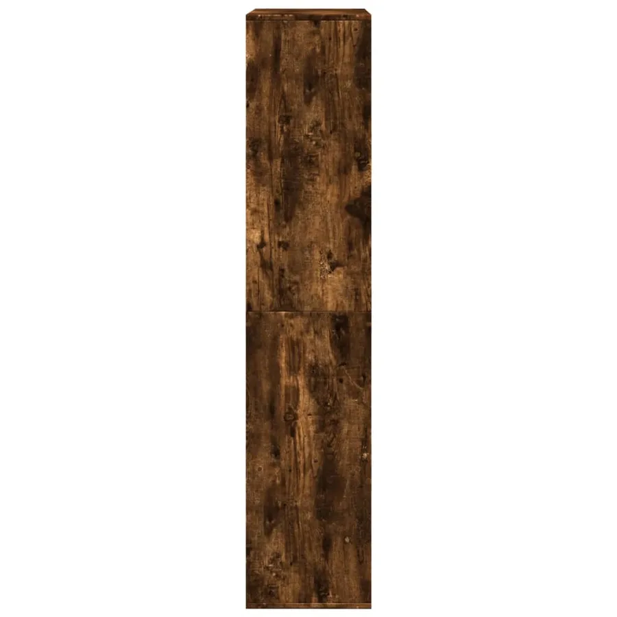 Cloison de séparation chêne fumé 100x33x155,5cm bois ingénierie - 5