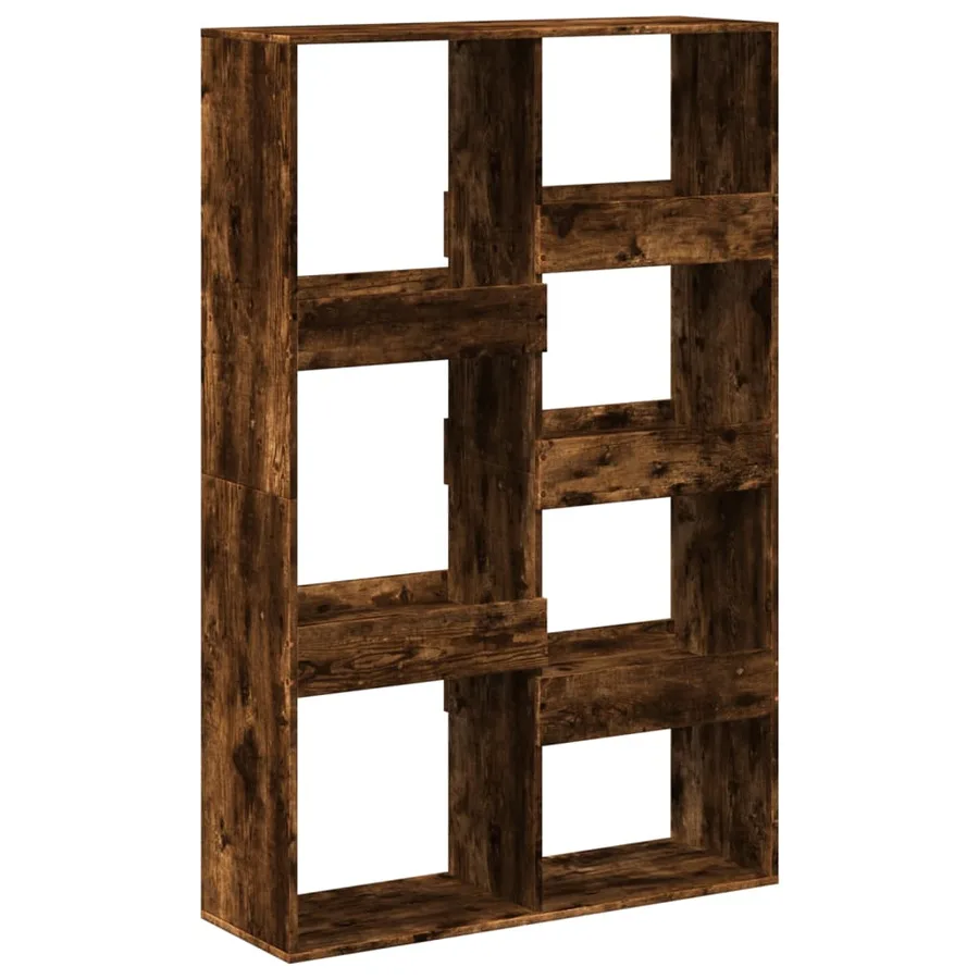 Cloison de séparation chêne fumé 100x33x155,5cm bois ingénierie - 6