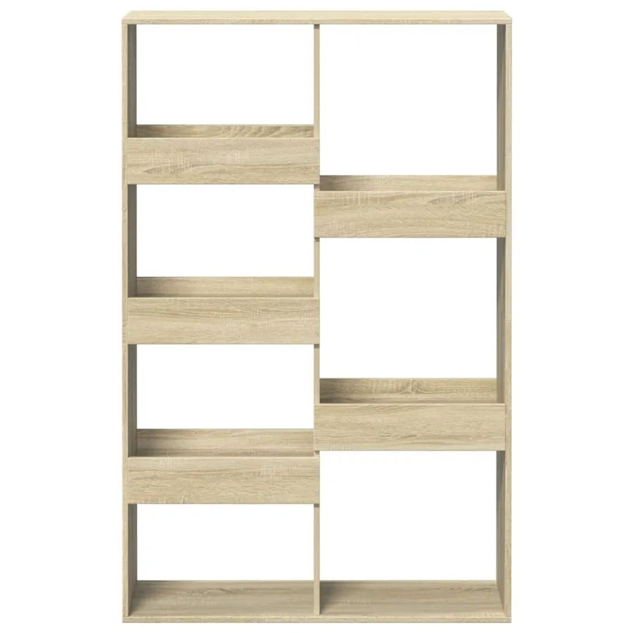 Bibliothèque chêne sonoma 100x33x155,5 cm bois d'ingénierie - 4