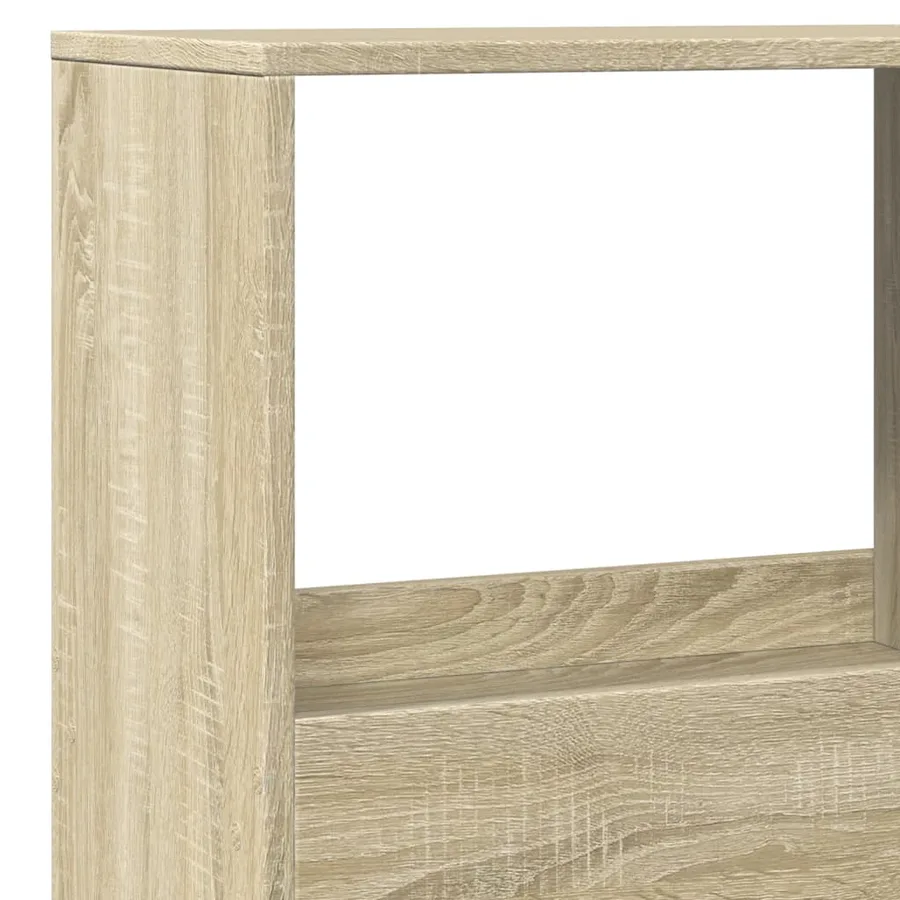 Bibliothèque chêne sonoma 100x33x155,5 cm bois d'ingénierie - 7