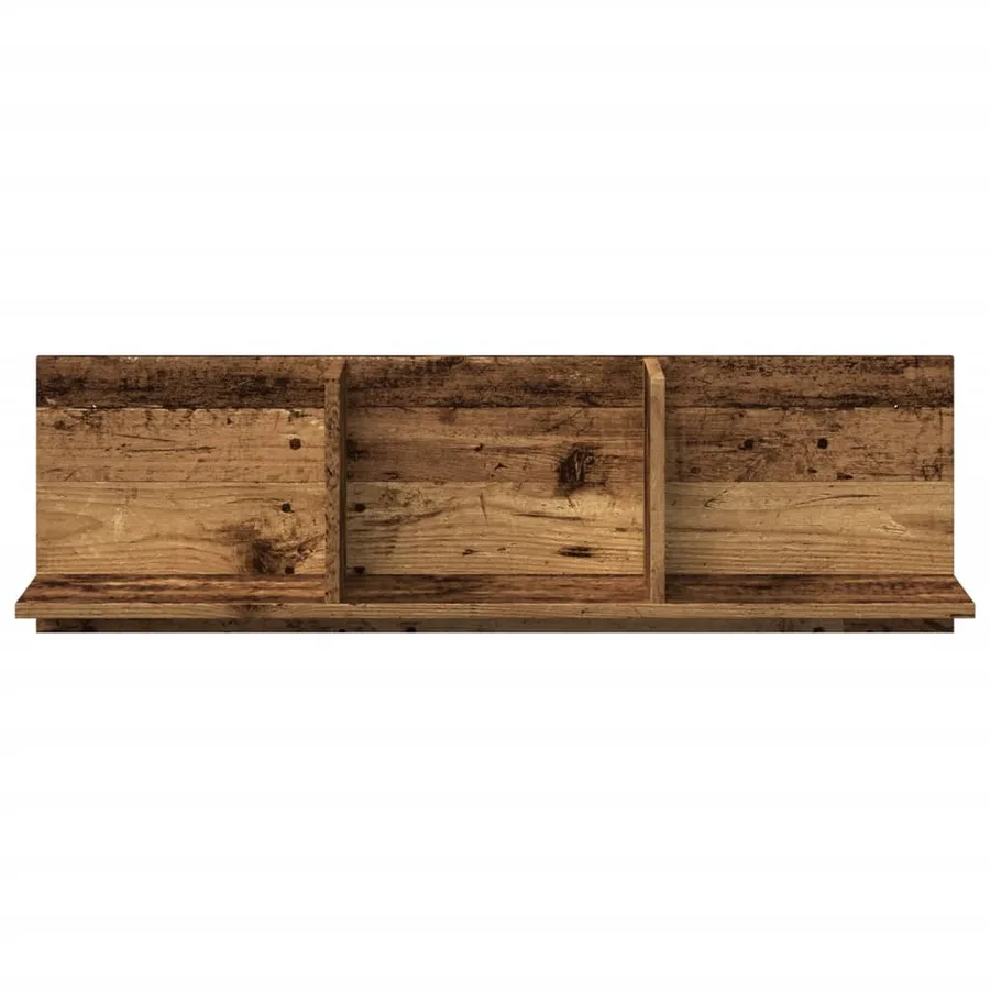 Armoire murale 100x16,5x30 cm vieux bois bois d'ingénierie - 4