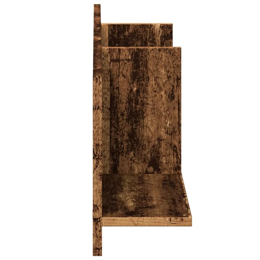 Armoire murale 100x16,5x30 cm vieux bois bois d'ingénierie - 5