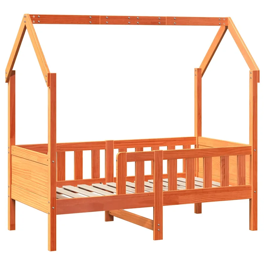 Cadre de lit enfant avec tiroirs sans matelas 80x170 cm bois - 5