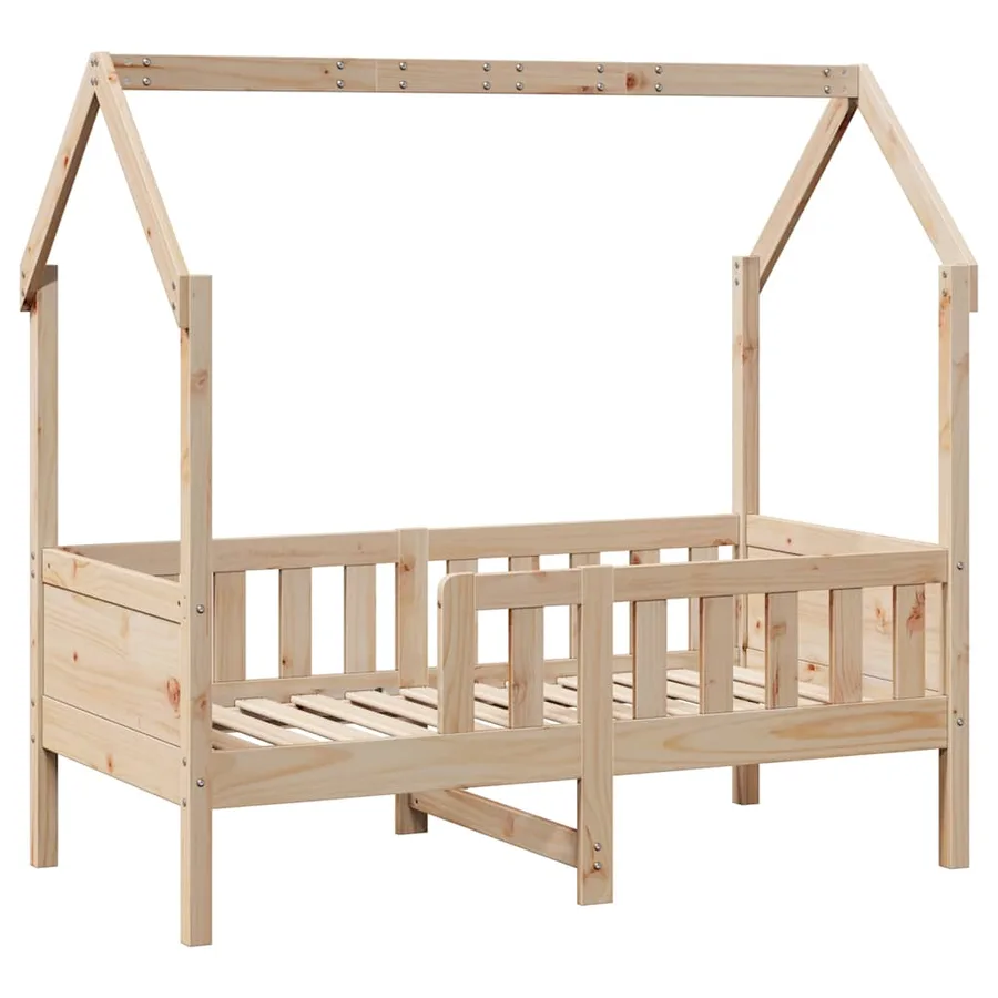 Cadre de lit enfant avec tiroirs sans matelas 80x170 cm bois - 5