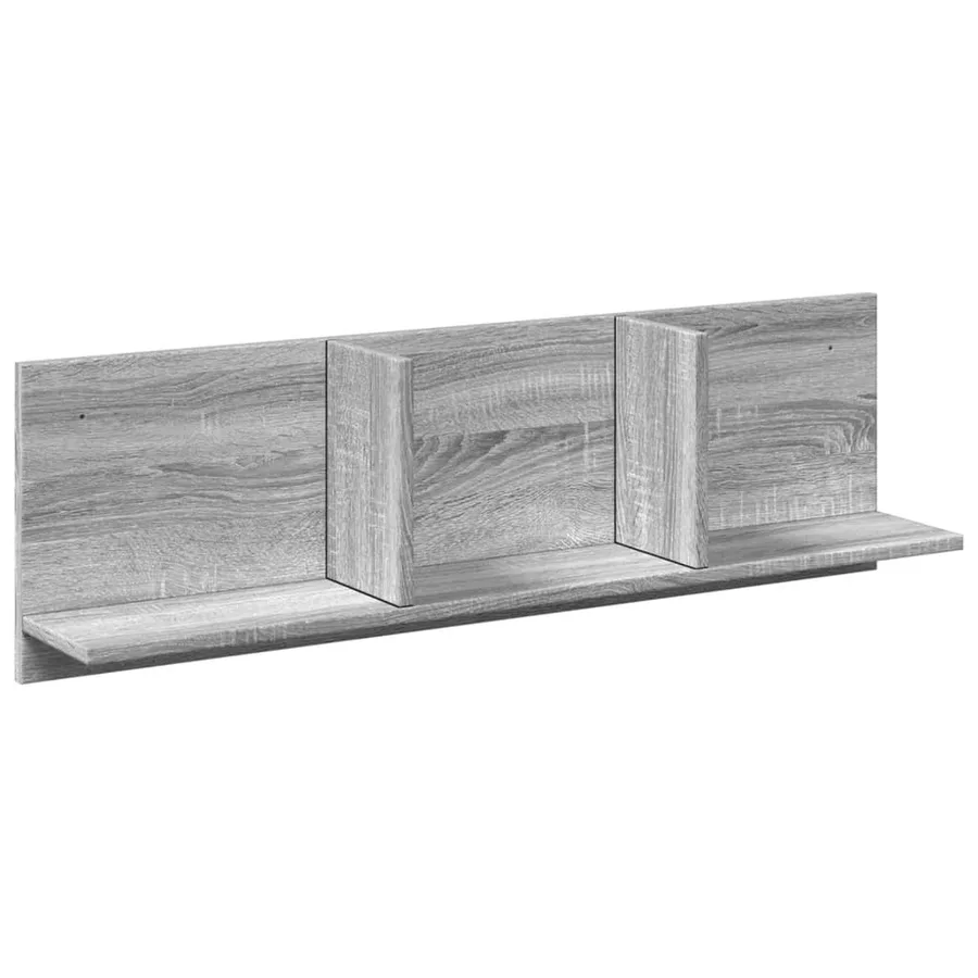 Armoire murale 100x16,5x30 cm sonoma gris bois d'ingénierie - 2