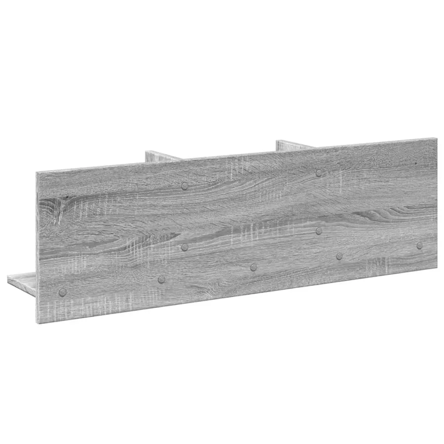 Armoire murale 100x16,5x30 cm sonoma gris bois d'ingénierie - 6