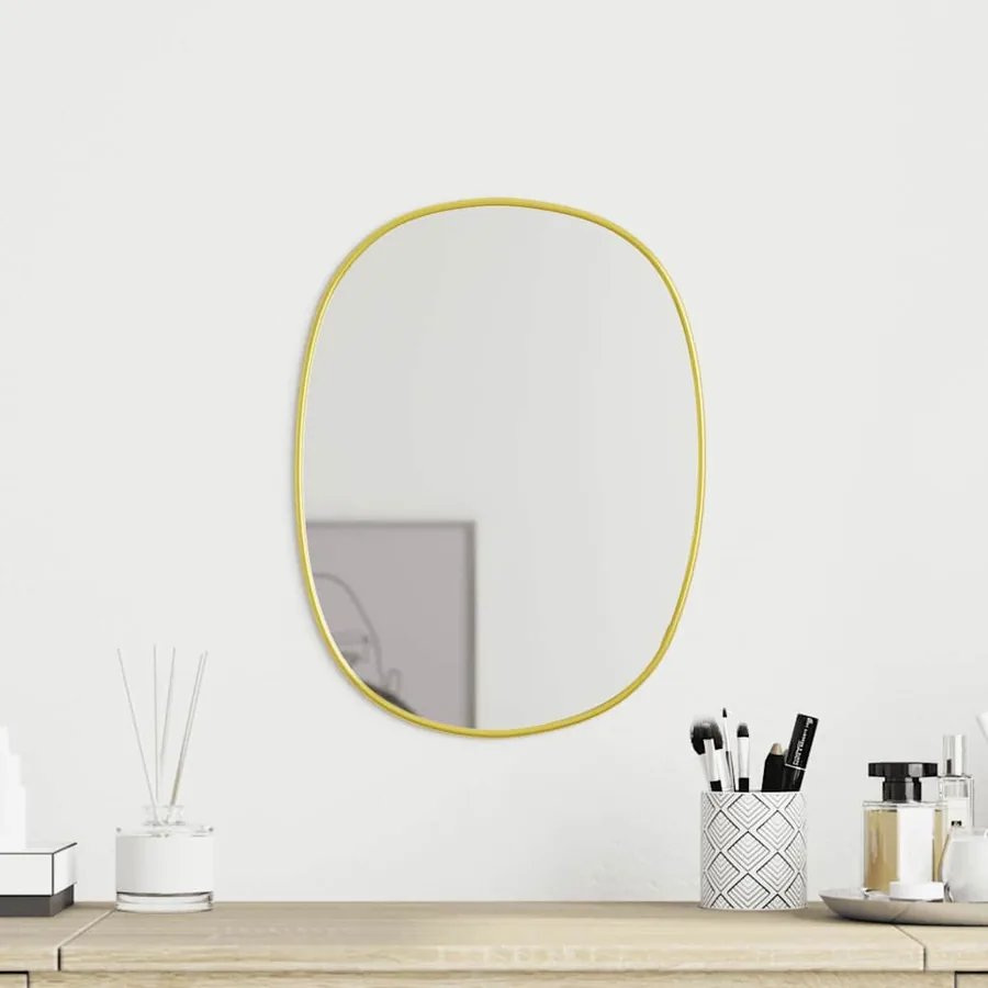 Miroir mural Doré 40x30 cm