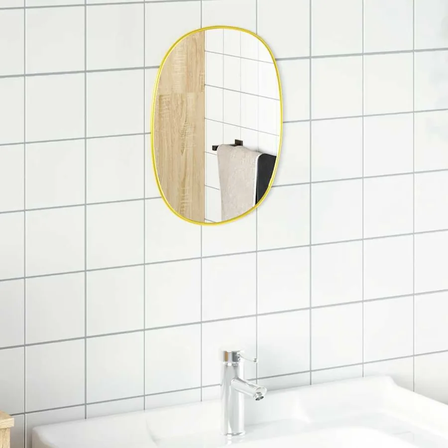 Miroir mural Doré 40x30 cm - 3