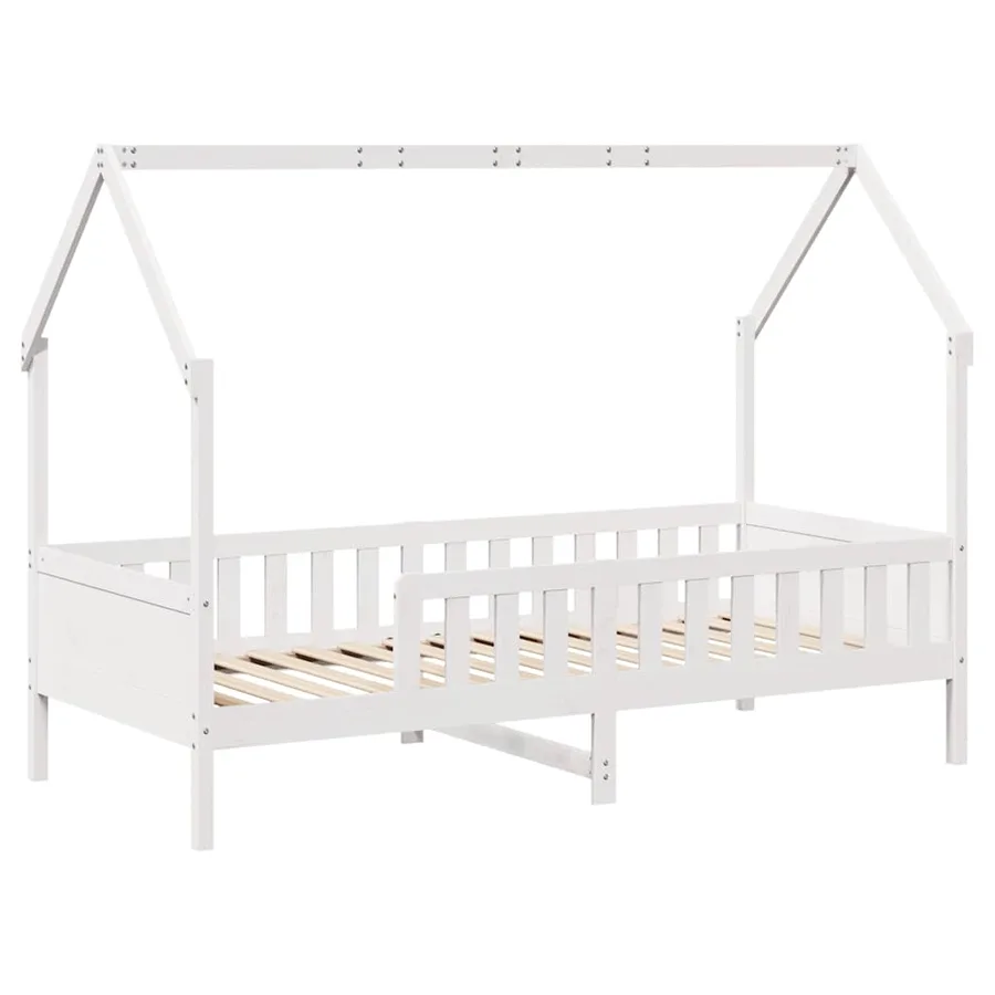 Cadre de lit enfants avec tiroirs sans matelas 80x200 cm bois - 5