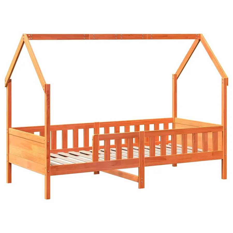 Cadre de lit enfants avec tiroirs sans matelas 90x200 cm bois - 5