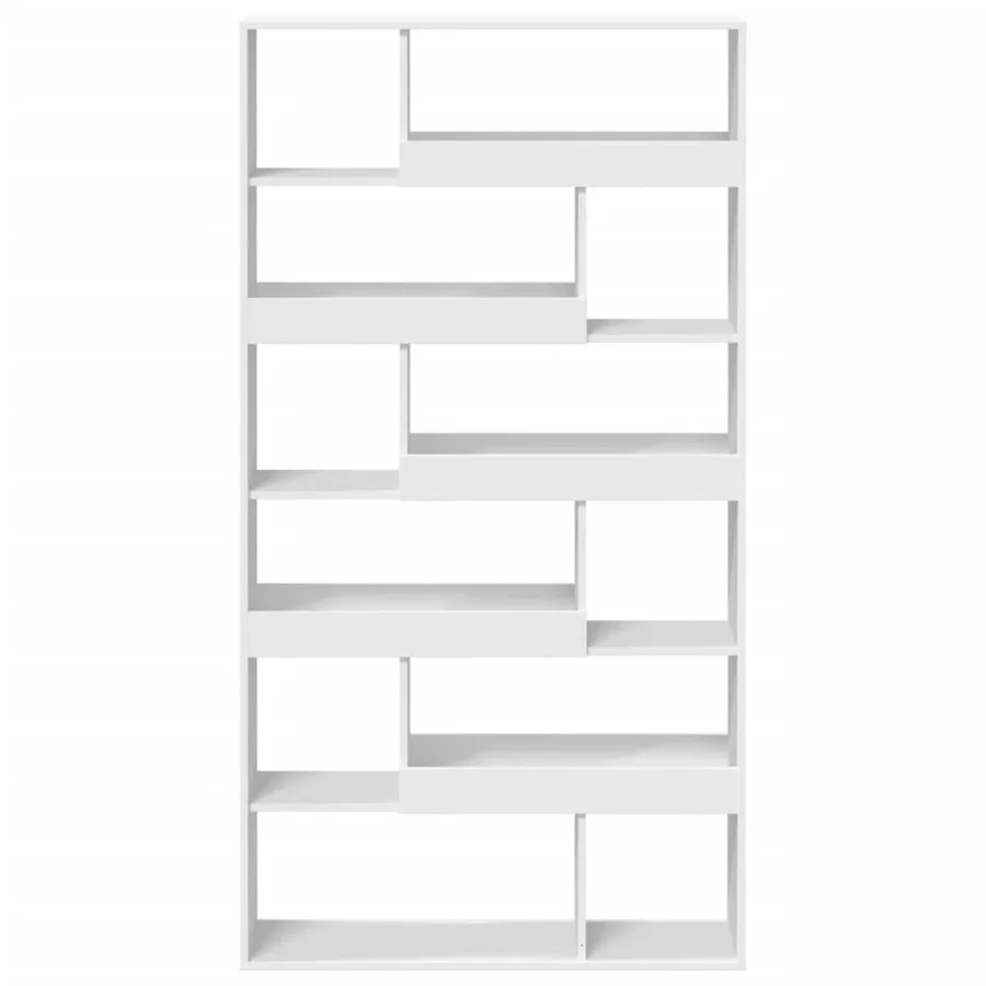 Bibliothèque blanc 100x33x187,5 cm bois d'ingénierie - 4