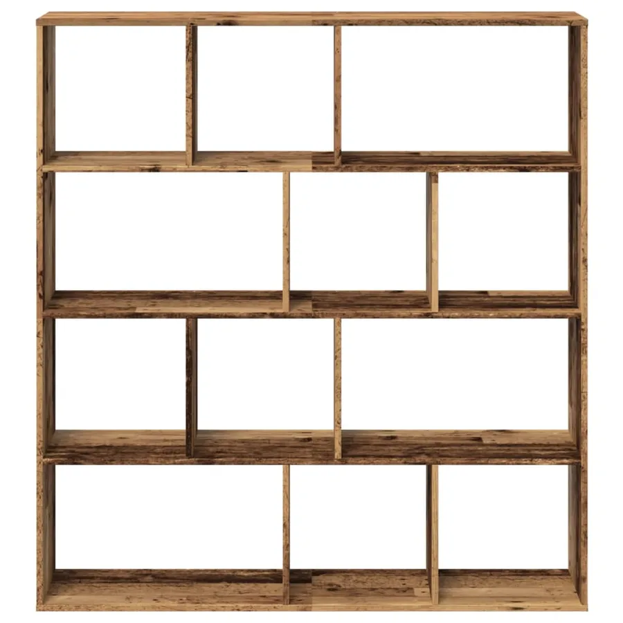 Bibliothèque vieux bois 132x29x141,5 cm bois d'ingénierie - 5