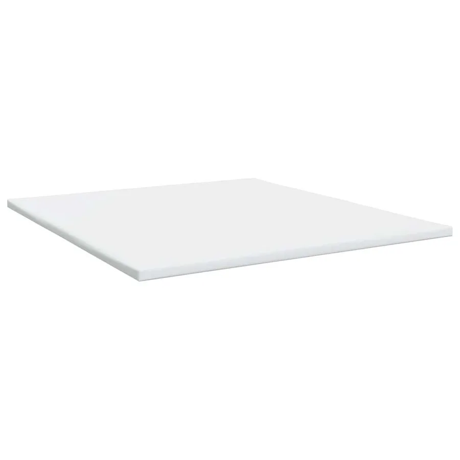 Sommier à lattes de lit avec matelas Bleu 200x200 cm Tissu - 12