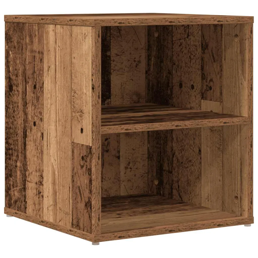 Armoire d'angle vieux bois 200x40x45 cm bois d'ingénierie - 7