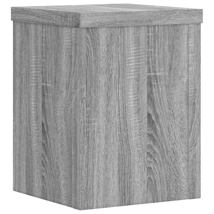 Supports pour plantes 2 pcs sonoma gris bois d'ingénierie - 3