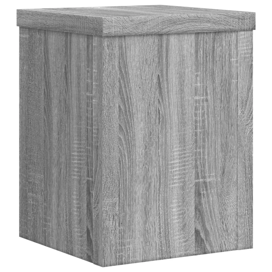 Supports pour plantes 2 pcs sonoma gris bois d'ingénierie - 5
