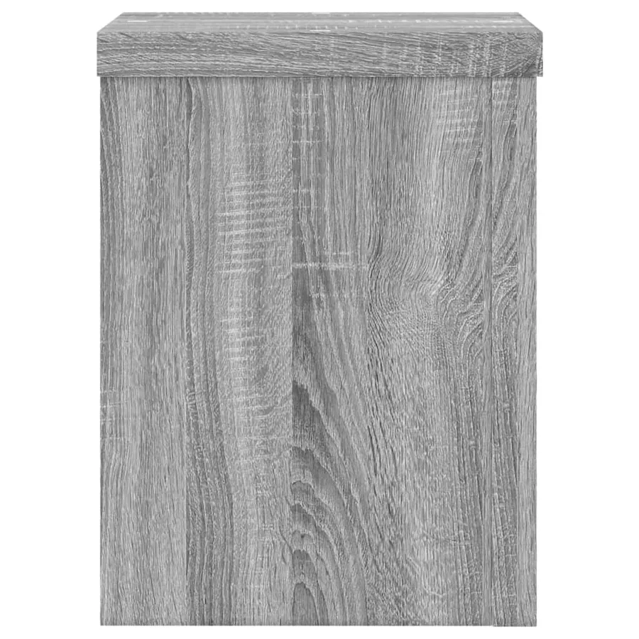 Supports pour plantes 2 pcs sonoma gris bois d'ingénierie - 6